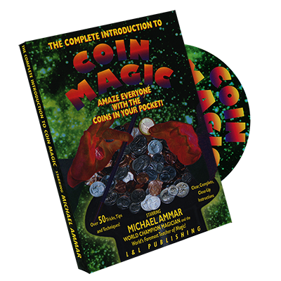 Complete Intro to Coin Magic by Michael Ammar – DVD - magic tricks