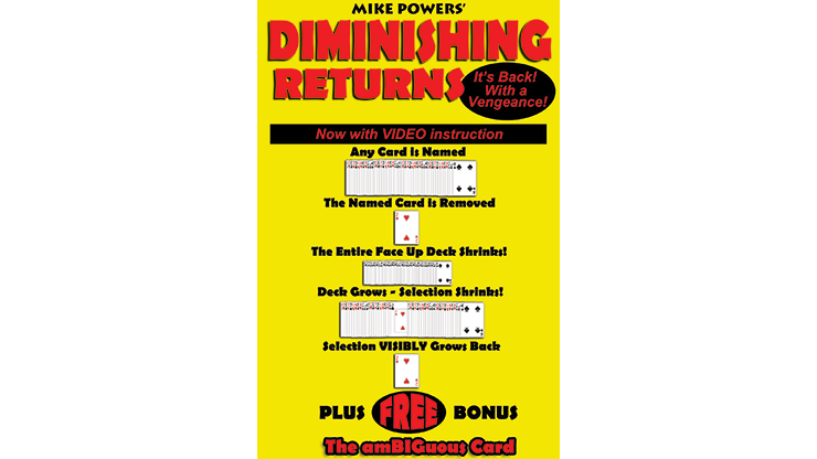 Mike Powers’ Diminishing Returns – Trick - magic tricks