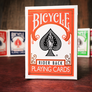 Bicycle Orange Playing Cards  by US Playing Card Co - magic tricks