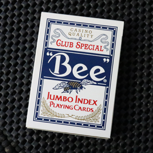 Cards Bee Poker Jumbo Index (Blue) - magic tricks