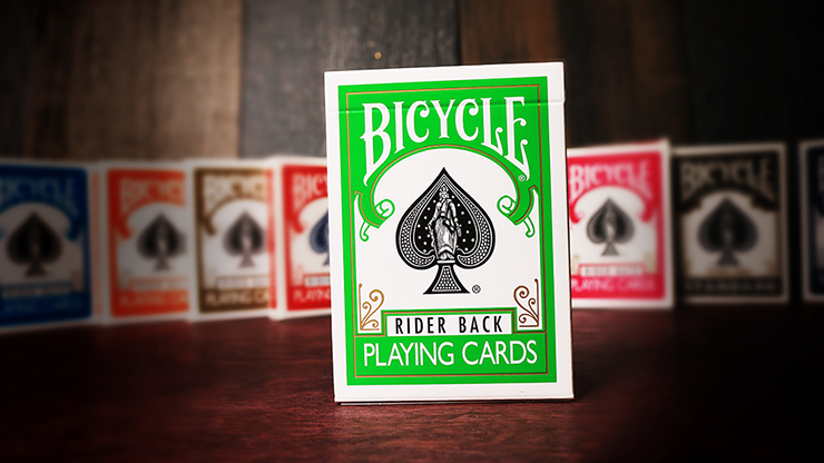 Bicycle Green Playing Cards by US Playing Card Co - magic tricks