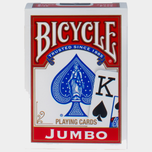 Bicycle Jumbo Index (Red) Playing Cards - magic tricks