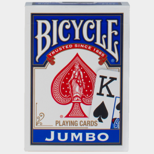 Cards Bicy. Jumbo Index (Blue) - magic tricks