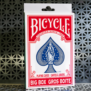 Big Bicycle Cards (Jumbo Bicycle Cards, Red) - magic tricks
