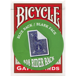 Blank Face Bicycle Cards (Blue) - magic tricks