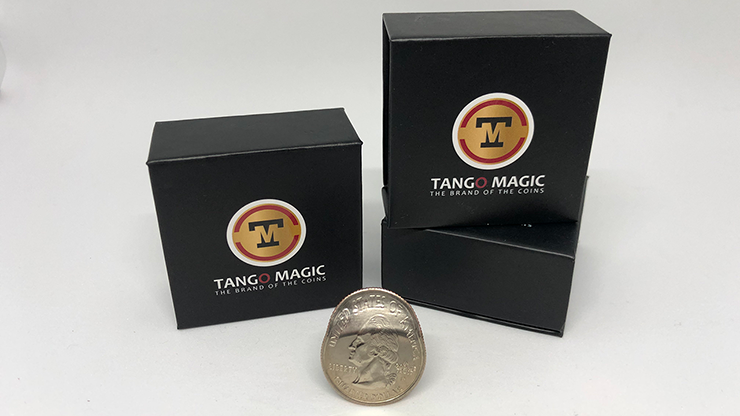 Stretched Coin Quarter Dollar by Tango- (D0095) - magic tricks