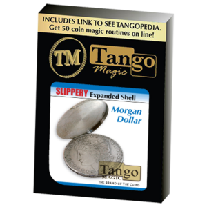 Slippery Expanded Shell (Morgan Silver Dollar) by Tango (D0092) - magic tricks