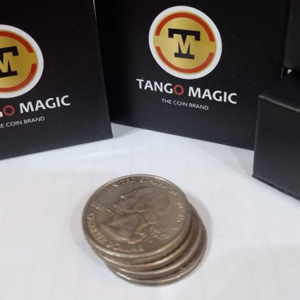 Stack of Coins Quarter Dollar – Trick (D0055) - magic tricks