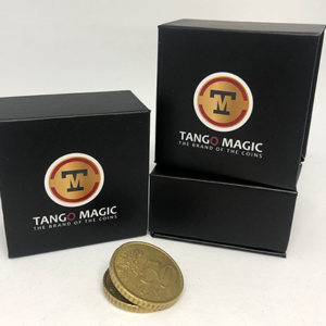Expanded Shell Coin (50 Cent Euro, Steel Back) by Tango Magic – Trick (E0005) - magic tricks
