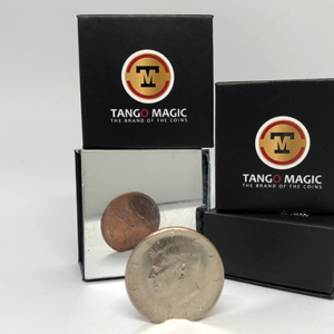 Copper Silver Coin (Half Dollar/English Penny) (D0060) by Tango – Trick - magic tricks