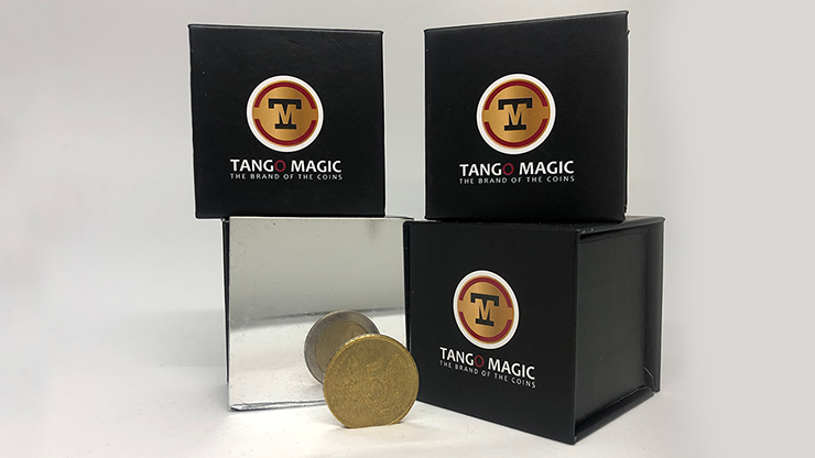 Euro Copper And Silver Coin (2e and 50c)(E0054)Tango-Trick - magic tricks
