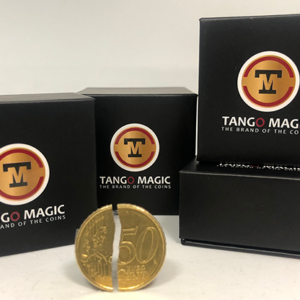 Tango Folding Coin 2 Euro Internal System by Tango-Trick (E0039) - magic tricks