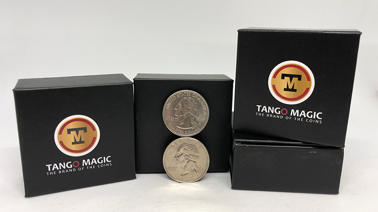 Balancing Coin (Quarter Dollar)(D0066) by Tango Magic – Trick - magic tricks