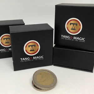 Expanded Shell Coin – (2 Euro, Steel Back) by Tango Magic – Trick (E0065) - magic tricks