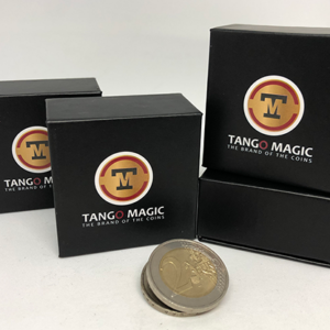 Expanded 2 Euro Shell by Tango – Trick (E0001) - magic tricks