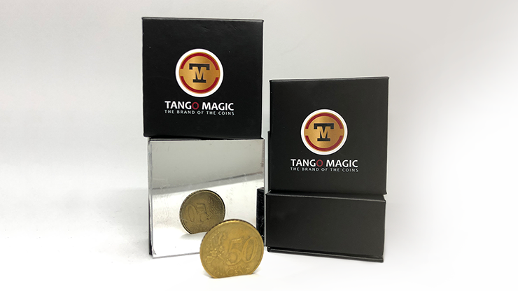 Double Sided Coin (50 cent Euro) (E0025) by Tango – Trick - magic tricks