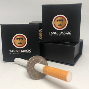 Cigarette Thru Quarter (One Sided) D0013 by Tango Magic – Trick - magic tricks