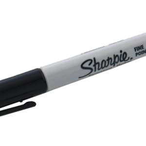 (Ungimmicked) Fine-Tip Sharpie (Black) box of 12 by Murphy’s Magic Supplies – Trick - magic tricks