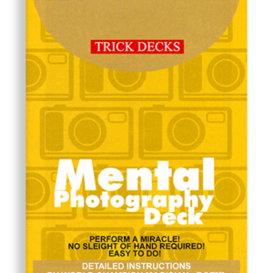 Mental Photo Deck Bicycle (Red) - magic tricks