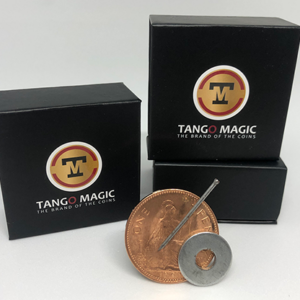 Magnetic Coin English Penny (D0027) by Tango – Trick - magic tricks