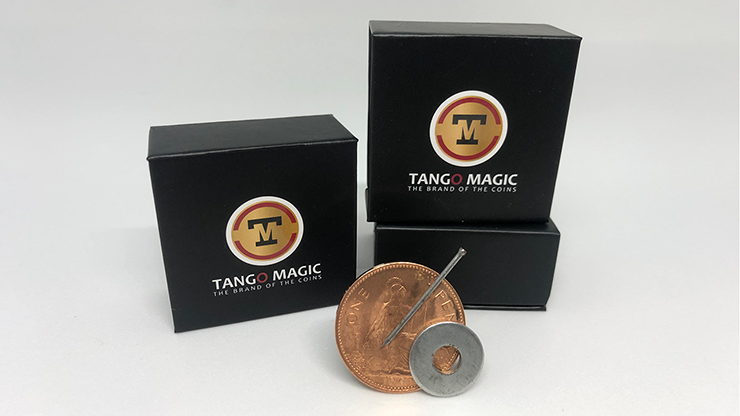 Magnetic Coin English Penny (D0027) by Tango – Trick - magic tricks