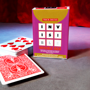 Invisible Deck Bicycle (Red) - magic tricks