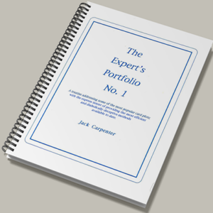 Expert’s Portfolio (Vol 1) by Jack Carpenter - magic tricks