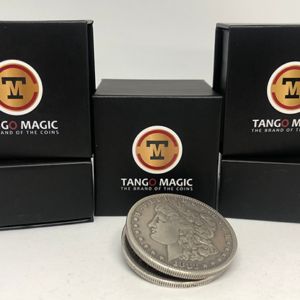 Expanded Shell Coin – Morgan Dollar (D0008)(Head) by Tango – Trick - magic tricks