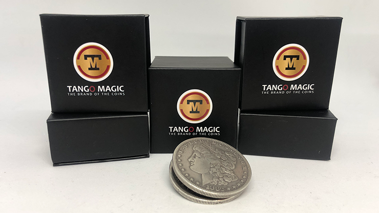 Expanded Shell Coin – Morgan Dollar (D0008)(Head) by Tango – Trick - magic tricks