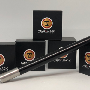 Mini Magic Wand in Black (with silver tips)( W003 ) by Tango-Trick - magic tricks