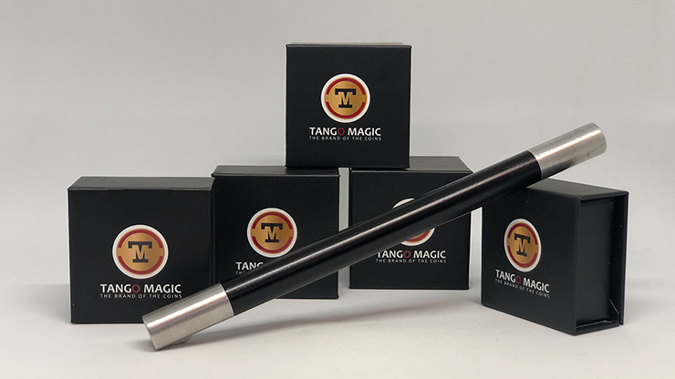 Mini Magic Wand in Black (with silver tips)( W003 ) by Tango-Trick - magic tricks