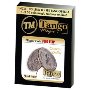 Flipper coin Pro Flip Quarter dollar (D0105) by Tango - magic tricks