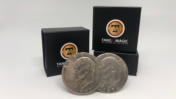 Tango Ultimate Coin (T.U.C)(D0109) Eisenhower Dollar with Online Instructions by Tango – Trick - magic tricks