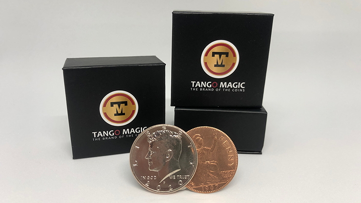 Tango Ultimate Coin (T.U.C) Copper and Silver (D0110) by Tango - magic tricks