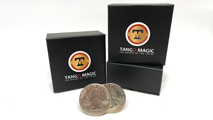 Tango Ultimate Coin (T.U.C) Quarter Dollar(D0116) with Online Instructions by Tango – Trick - magic tricks