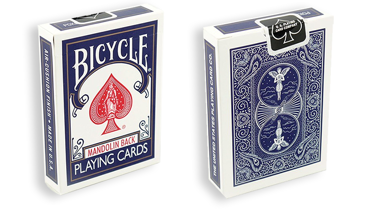 Bicycle Playing Cards 809 Mandolin Blue by USPCC - magic tricks