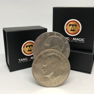 Slippery Expanded Shell Eisenhower Dollar (D0090) by Tango – Trick - magic tricks