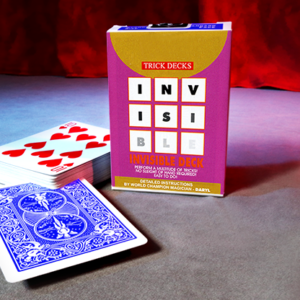 Invisible Deck Bicycle Mandolin (Blue) - magic tricks