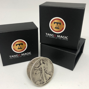 Tango Silver Line Expanded Shell Walking Liberty (D0005) by Tango - magic tricks
