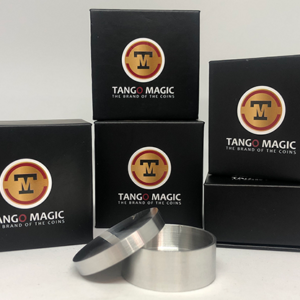 Slot Boston Coin Box Aluminum (A0028) One Dollar by Tango Magic - magic tricks