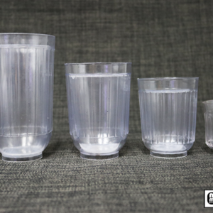 Diminishing Milk Glasses (multum in Parvo) by Mr. Magic - magic tricks