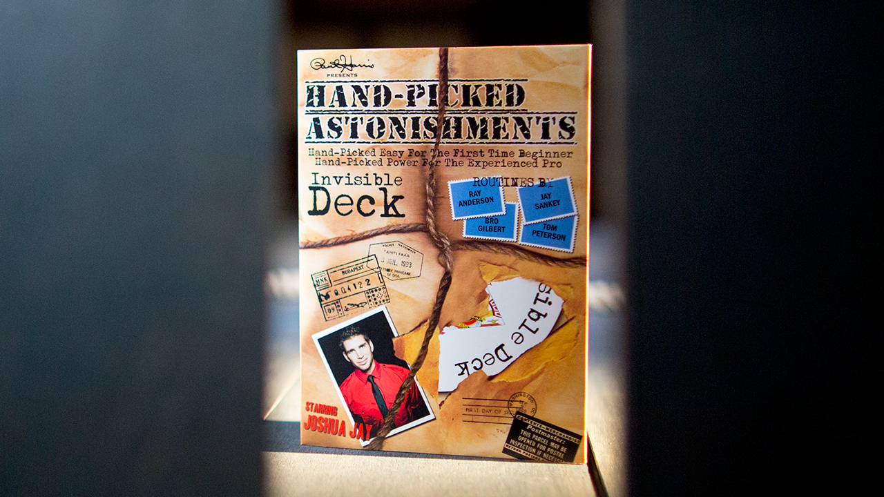 Paul Harris Presents Hand-picked Astonishments (Invisible Deck) by Paul Harris and Joshua Jay – DVD - magic tricks