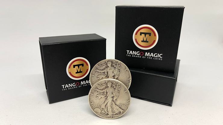 Slippery Expanded Shell Walking Liberty (D0134) by Tango - magic tricks