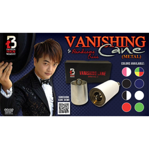 Vanishing Metal Cane (Black) by Handsome Criss and Taiwan Ben Magic – Trick - magic tricks