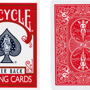 Red One Way Forcing Deck (Black and White Joker only) - magic tricks