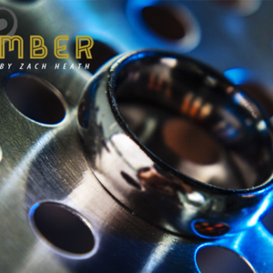 Ash and Ember Silver Curved Size 8 (2 Rings) by Zach Heath  – Trick - magic tricks