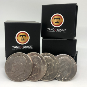 Four in One Eisenhower Dollar  Set (D0146) by Tango – Trick - magic tricks