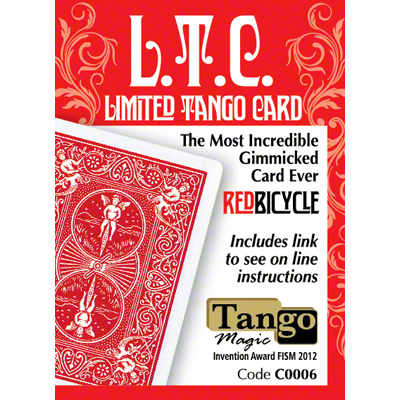 Limited Tango Card Red (T.L.C.) (C0006) by Tango – Trick - magic tricks
