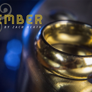 Ash and Ember Gold Curved Size 7 (2 Rings) by Zach Heath – Trick - magic tricks