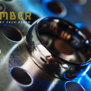 Ash and Ember Silver Curved Size 7 (2 Rings) by Zach Heath – Trick - magic tricks